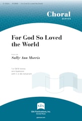 For God So Loved the World SATB choral sheet music cover